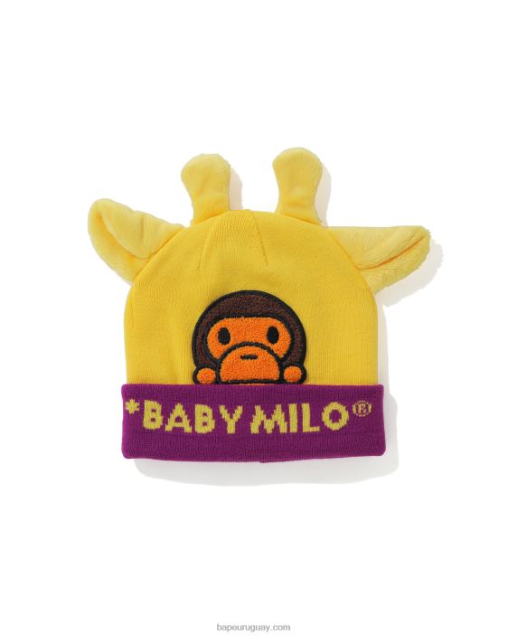 gorro boa baby milo friends niños amarillo 26D801764 A Bathing Ape