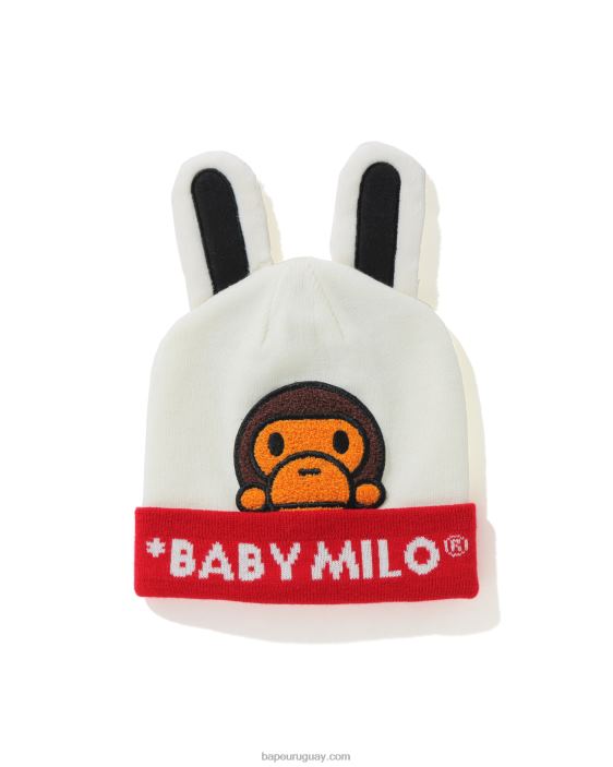 gorro boa baby milo friends niños blanco 26D801763 A Bathing Ape