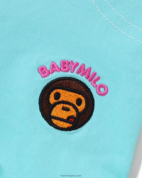 shorts baby milo con volantes de fresas niños menta 26D801416 A Bathing Ape