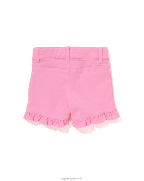 shorts baby milo con volantes de fresas niños rosa 26D801417 A Bathing Ape