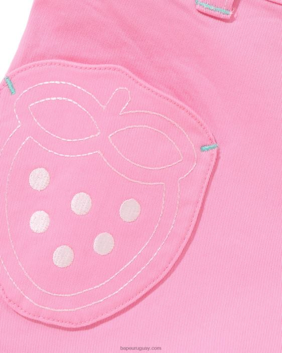 shorts baby milo con volantes de fresas niños rosa 26D801417 A Bathing Ape