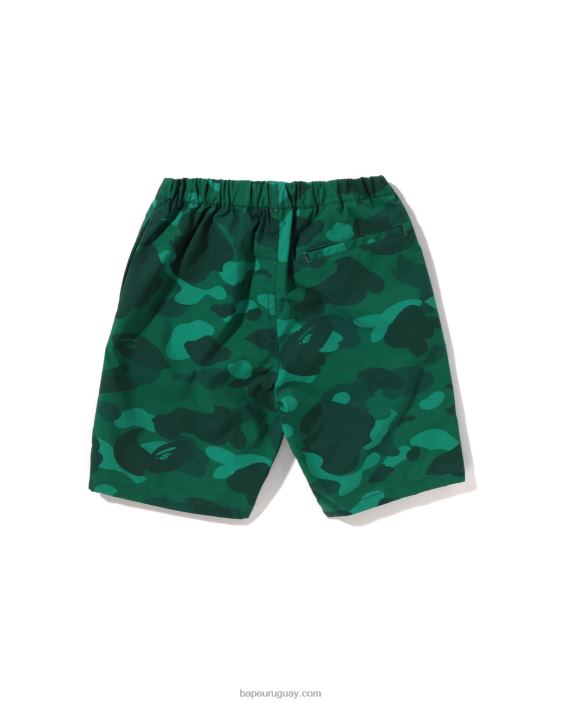 shorts con bolsillo de malla de camuflaje de color niños Esmeralda 26D801596 A Bathing Ape