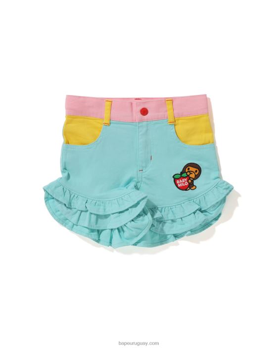 shorts con volantes y fresas niños caso 26D801721 A Bathing Ape