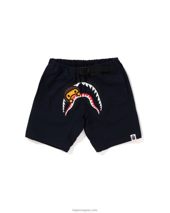 shorts de escalada baby milo shark niños Azul marino 26D801303 A Bathing Ape