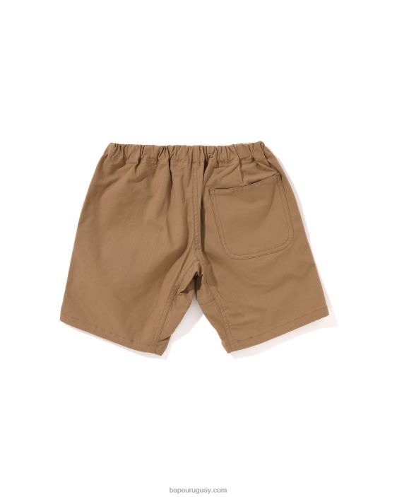 shorts de escalada baby milo shark niños beige 26D801302 A Bathing Ape