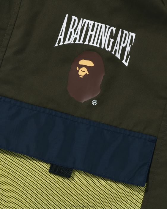 shorts de malla con bolsillo niños selva profunda 26D801309 A Bathing Ape