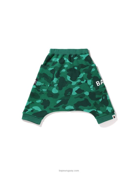 shorts sarouel extragrandes color camuflaje niños Esmeralda 26D801637 A Bathing Ape