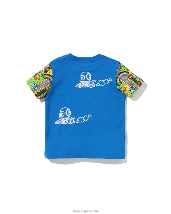 Camiseta Baby Milo Racing Friends niños azul 26D801621 A Bathing Ape