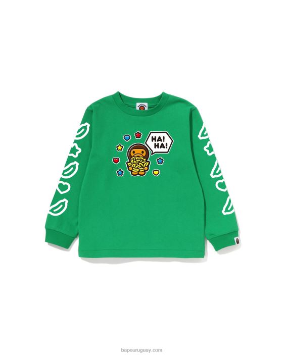 Camiseta con globo de diálogo Baby Milo n.º 1 niños menta 26D801478 A Bathing Ape