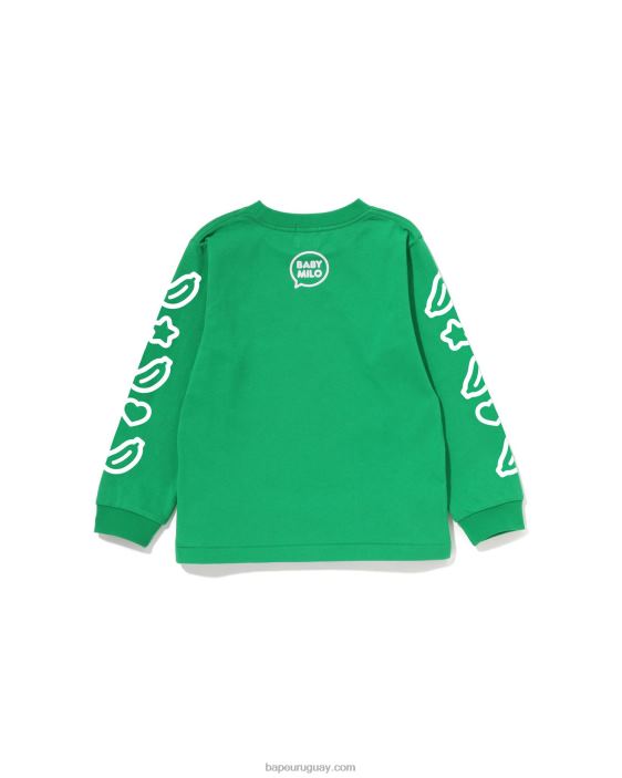 Camiseta con globo de diálogo Baby Milo n.º 1 niños menta 26D801478 A Bathing Ape