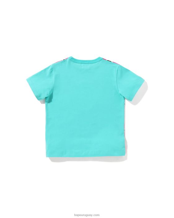 Camiseta con globo de diálogo de Big Baby Milo niños menta 26D801585 A Bathing Ape