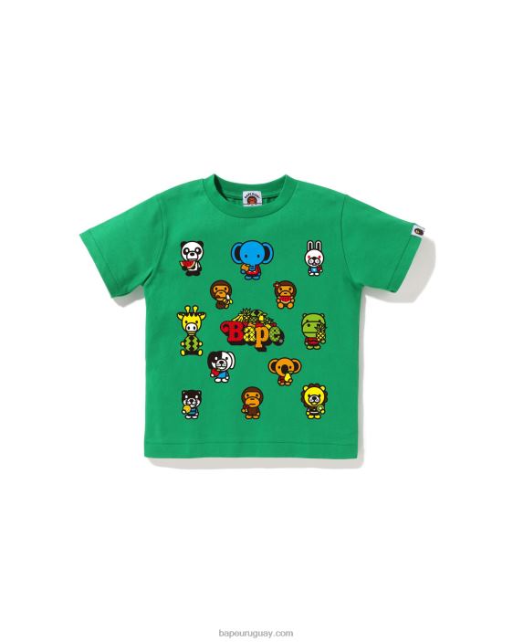 baby milo camiseta de frutas mixtas #1 niños Esmeralda 26D801372 A Bathing Ape