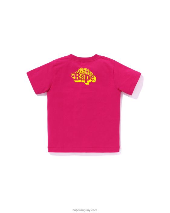 baby milo camiseta de frutas mixtas #1 niños rosa carmín 26D801373 A Bathing Ape