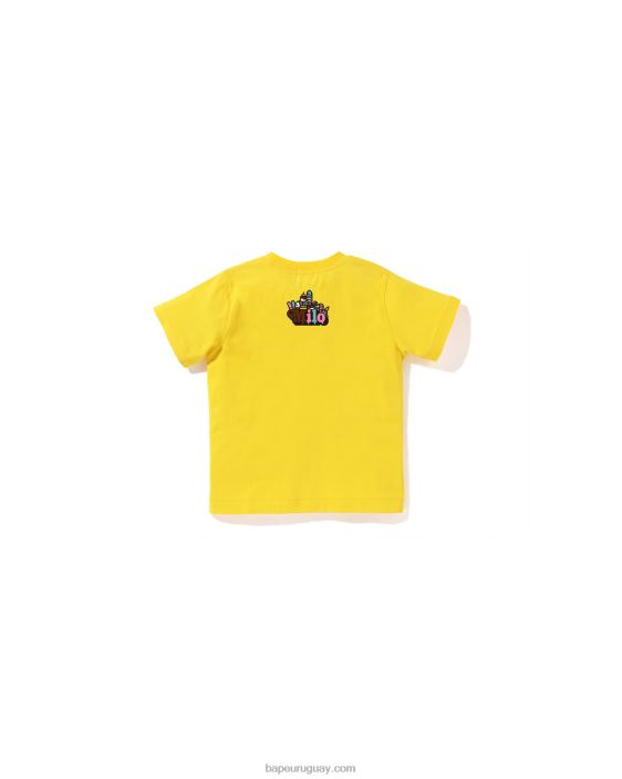 baby milo camiseta de frutas mixtas milo y lisa niños amarillo 26D801384 A Bathing Ape