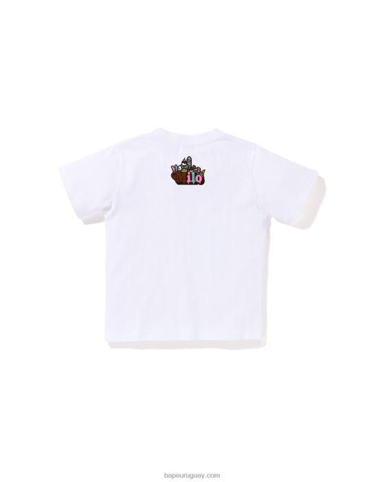 baby milo camiseta de frutas mixtas milo y lisa niños blanco 26D801383 A Bathing Ape