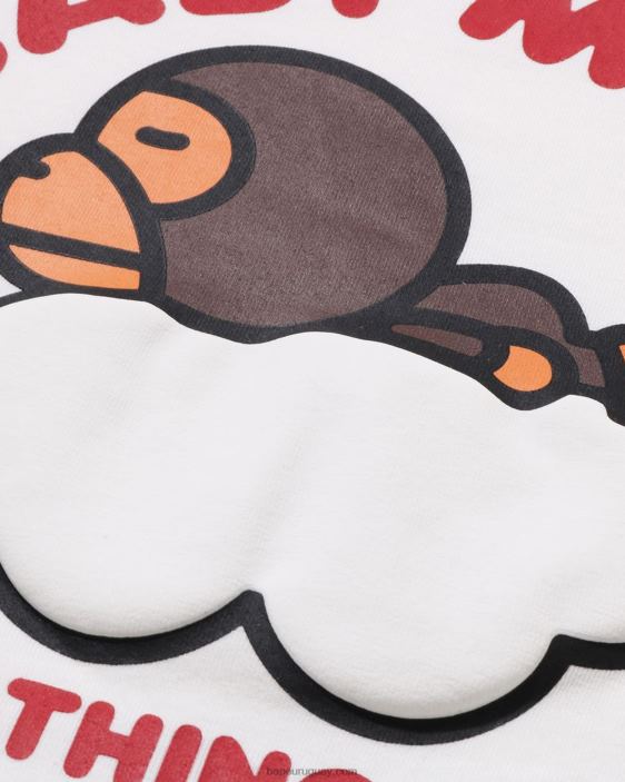 baby milo duerme en la camiseta de la nube niños blanco 26D801509 A Bathing Ape