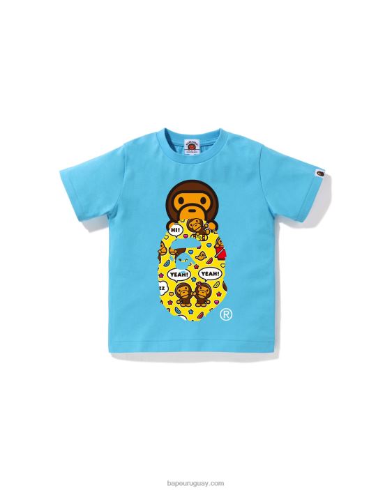 baby milo globo de diálogo milo en camiseta de cabeza niños cielo azul 26D801564 A Bathing Ape