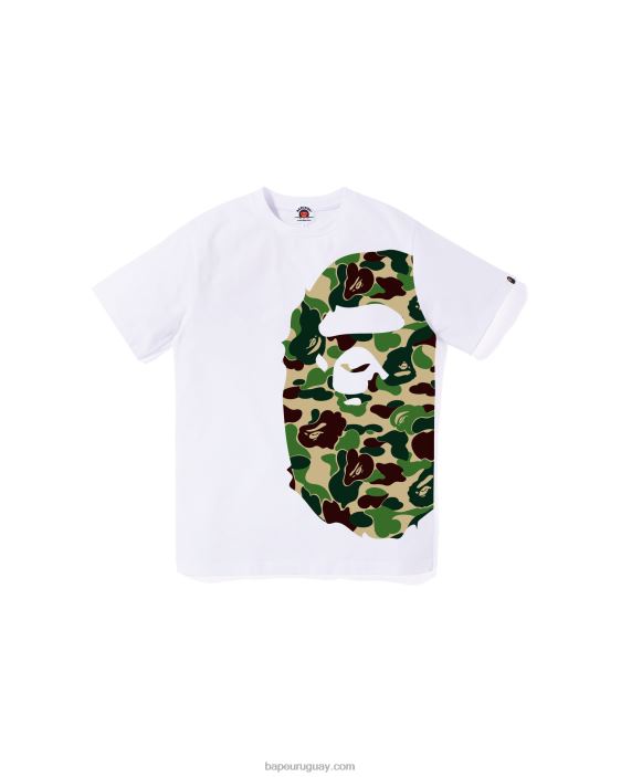 camiseta abc camo side big head jr niños blanco 26D801285 A Bathing Ape