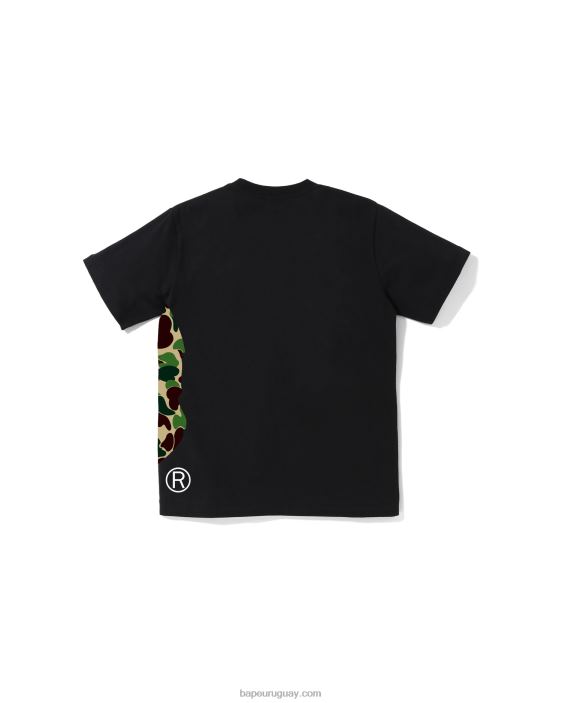 camiseta abc camo side big head jr niños negro 26D801282 A Bathing Ape