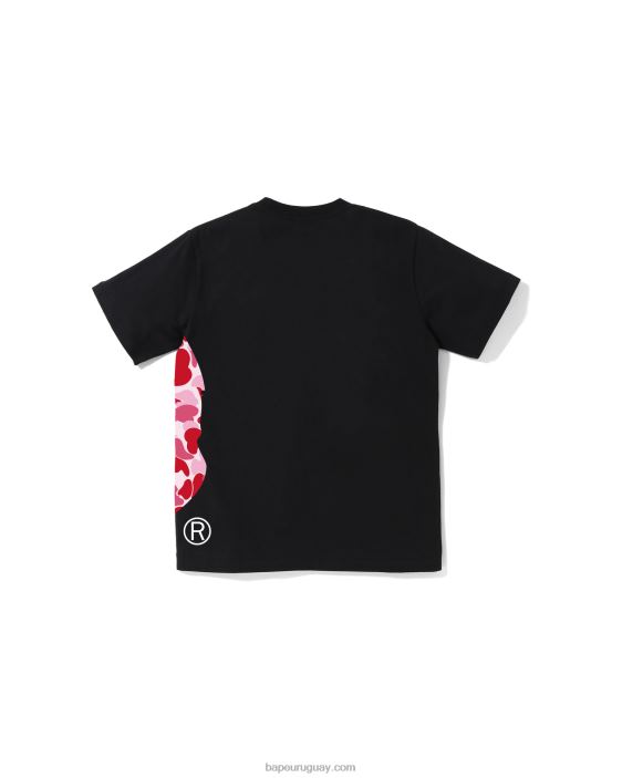 camiseta abc camo side big head jr niños negro 26D801283 A Bathing Ape