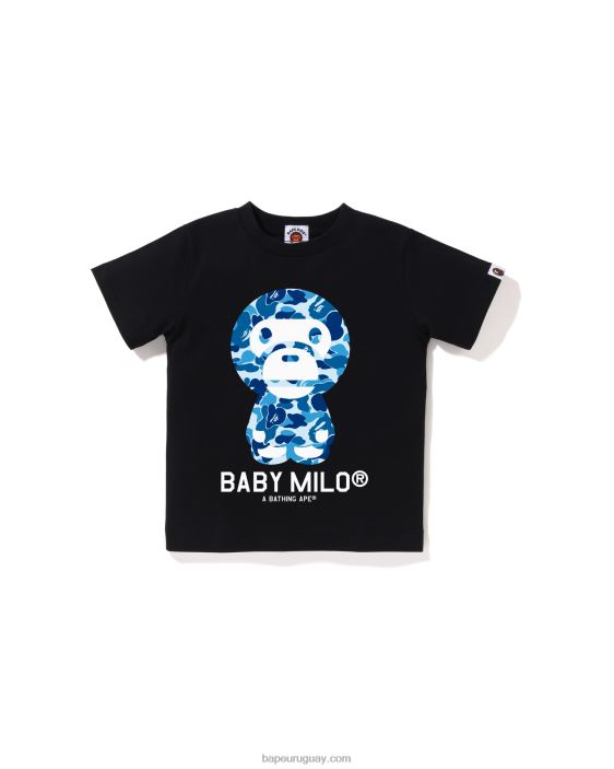 camiseta abc camuflaje bebé milo niños negro 26D801269 A Bathing Ape
