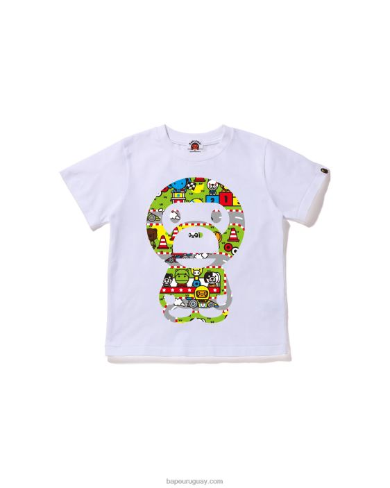 camiseta baby milo racing grande baby milo niños blanco 26D801550 A Bathing Ape