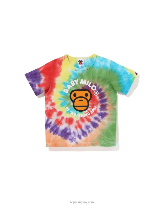 camiseta baby milo teñida niños naranja 26D801707 A Bathing Ape