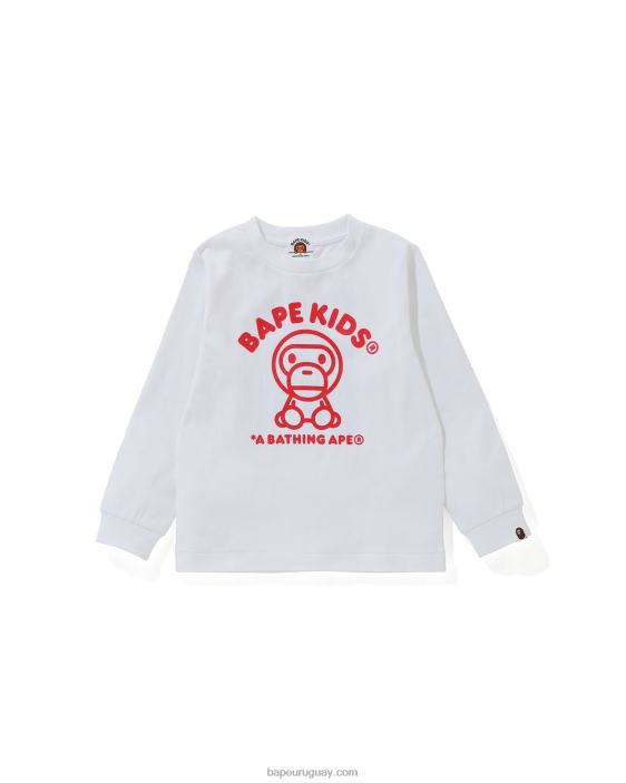 camiseta bebé milo alfombra niños blanco 26D801739 A Bathing Ape