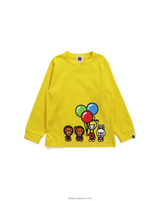 camiseta bebé milo y amigos niños amarillo 26D801777 A Bathing Ape