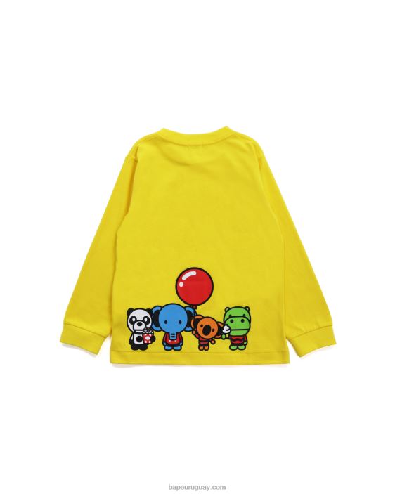 camiseta bebé milo y amigos niños amarillo 26D801777 A Bathing Ape
