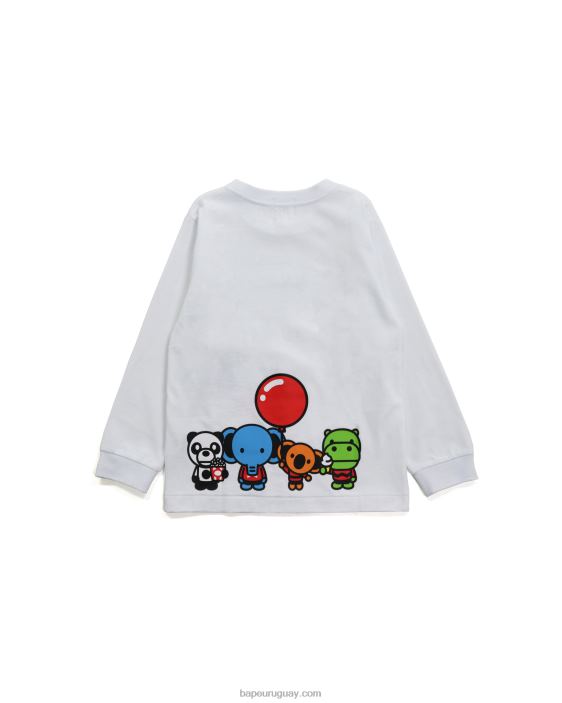 camiseta bebé milo y amigos niños blanco 26D801776 A Bathing Ape