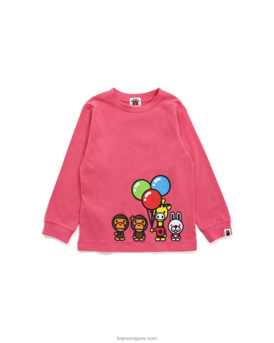camiseta bebé milo y amigos niños rosa 26D801775 A Bathing Ape
