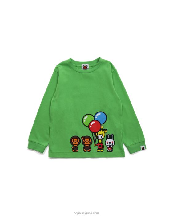 camiseta bebé milo y amigos niños verde claro 26D801774 A Bathing Ape