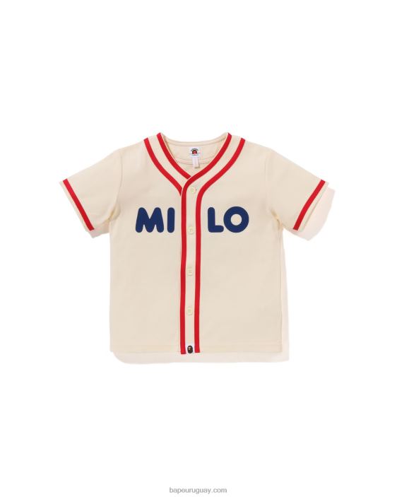 camiseta beisbol bebe milo niños blanco 26D801347 A Bathing Ape