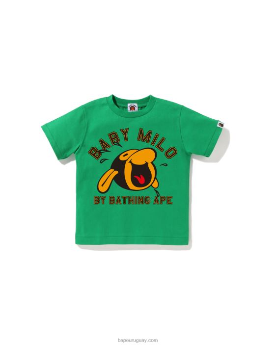 camiseta clásica bebé milo niños ejercito verde 26D801349 A Bathing Ape