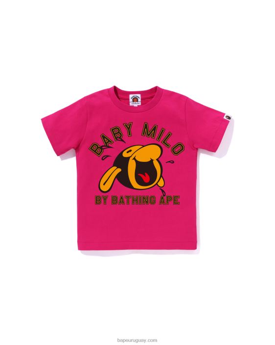 camiseta clásica bebé milo niños rosa 26D801350 A Bathing Ape