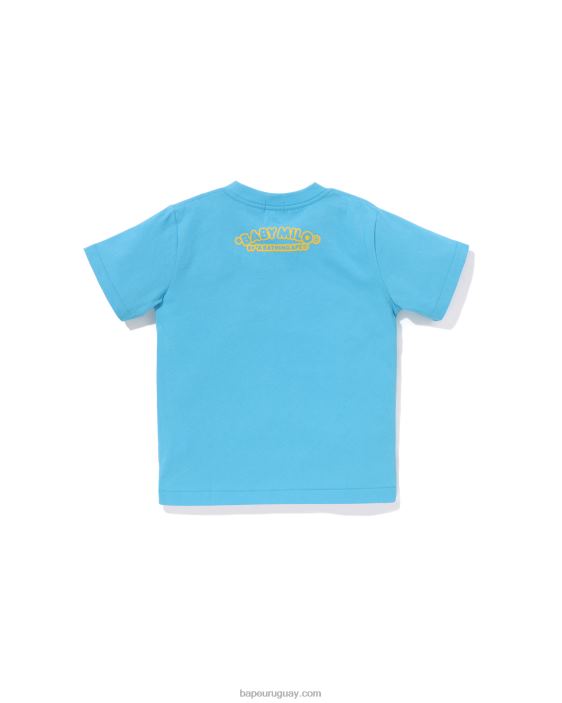 camiseta con estampado de chaleco de pesca baby milo niños azul claro 26D801316 A Bathing Ape