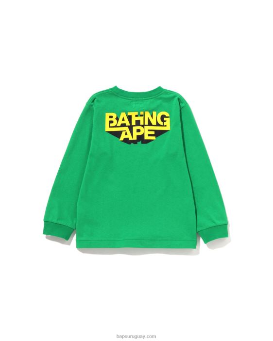 camiseta de cabeza niños menta 26D801511 A Bathing Ape