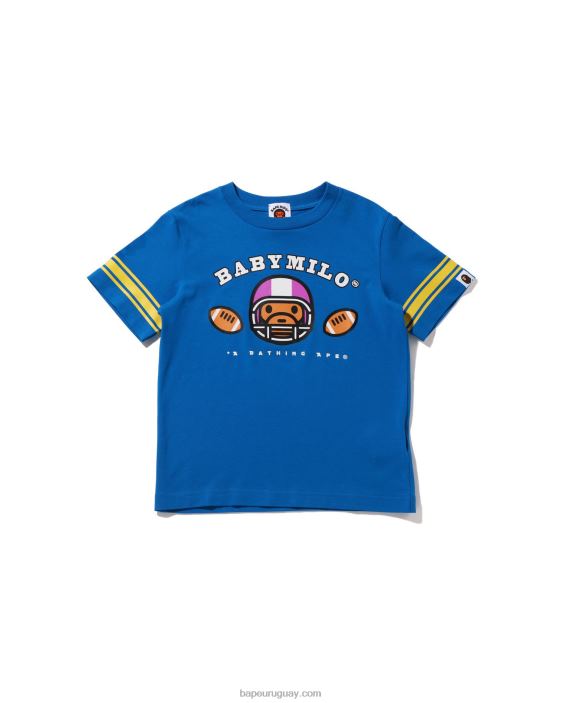 camiseta de fútbol bebé milo niños azul 26D801582 A Bathing Ape