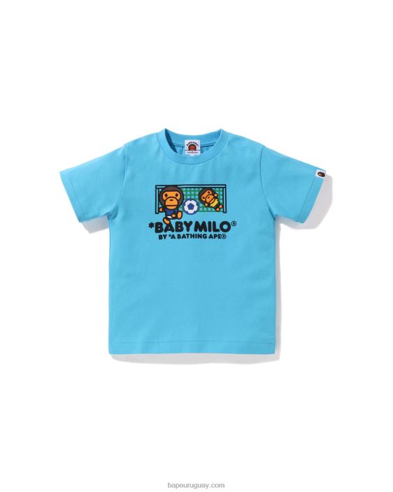 camiseta de fútbol bebé milo niños cielo azul 26D801557 A Bathing Ape