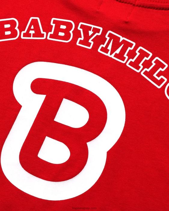 camiseta de fútbol bebé milo niños rojo brillante 26D801583 A Bathing Ape