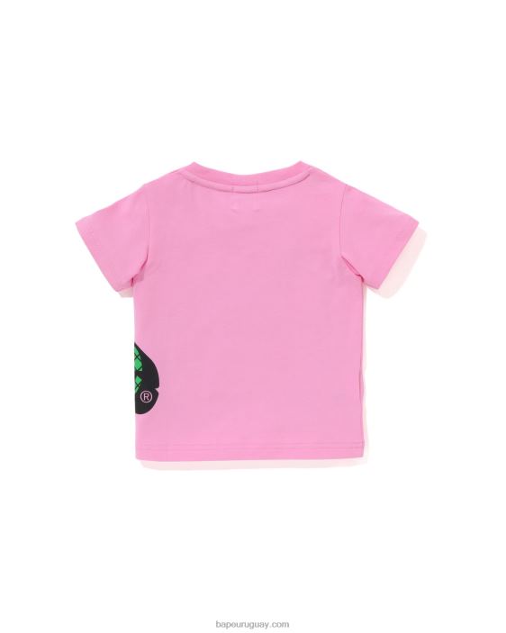 camiseta de frutas baby milo niños rosa 26D801324 A Bathing Ape
