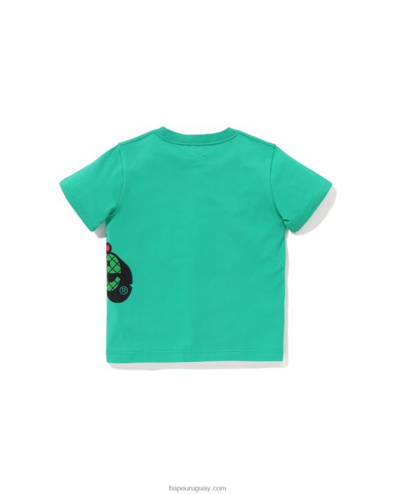 camiseta de frutas baby milo niños verde claro 26D801338 A Bathing Ape