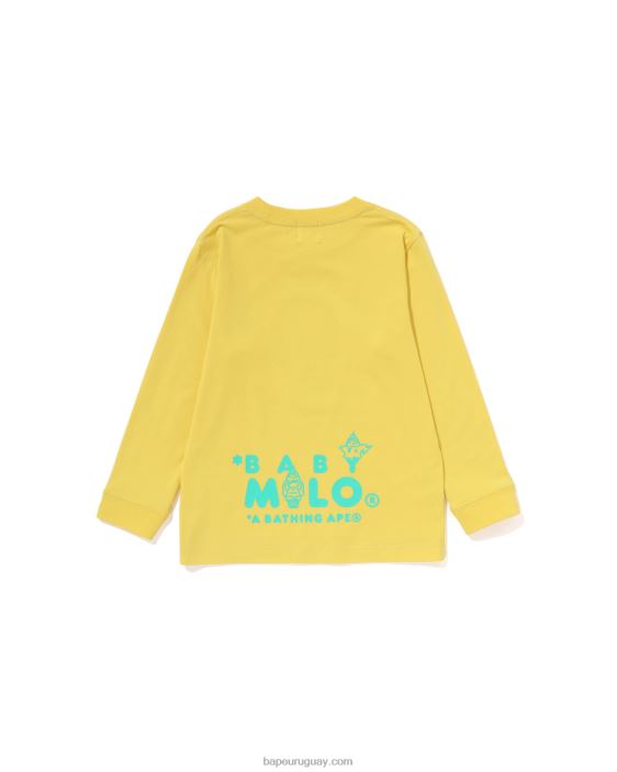 camiseta de helado baby milo niños amarillo 26D801410 A Bathing Ape
