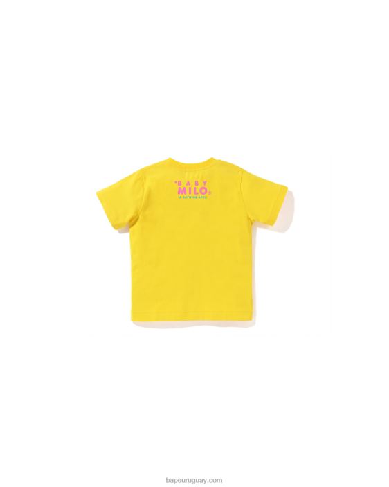camiseta de helado baby milo niños amarillo 26D801413 A Bathing Ape