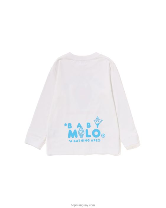 camiseta de helado baby milo niños blanco 26D801409 A Bathing Ape