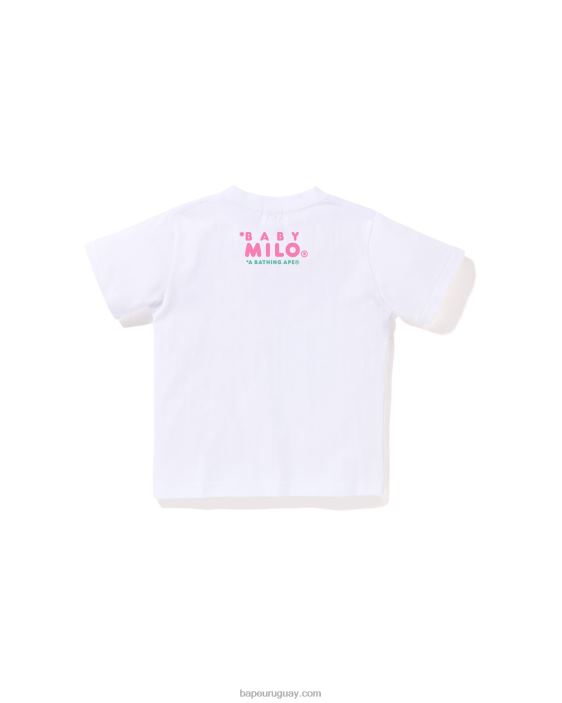 camiseta de helado baby milo niños blanco 26D801412 A Bathing Ape
