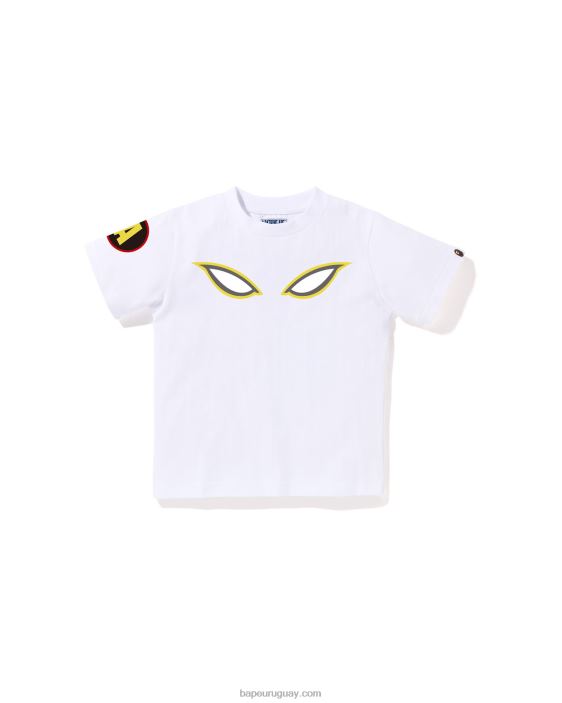 camiseta de sombra niños blanco 26D801365 A Bathing Ape