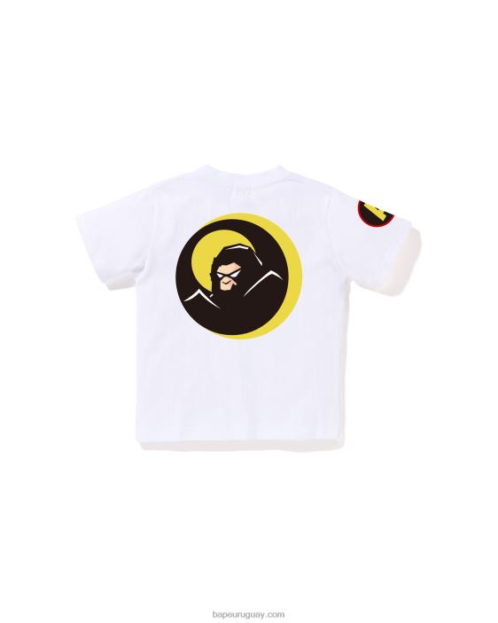 camiseta de sombra niños blanco 26D801365 A Bathing Ape