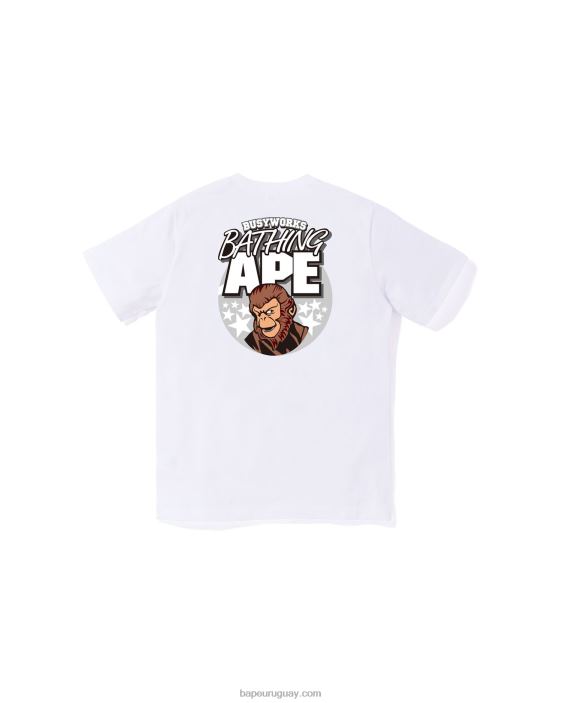 camiseta jr niños blanco 26D801362 A Bathing Ape